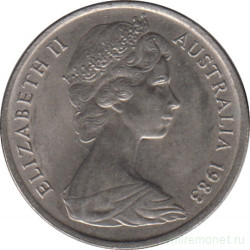 Монета. Австралия. 5 центов 1983 год.