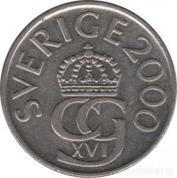 Монета. Швеция. 5 крон 2000 год. 