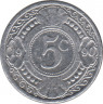 Монета. Нидерландские Антильские острова. 5 центов 1990 год. ав.