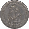 Монета. Восточные Карибские государства. 1 доллар 2002 год. ав.