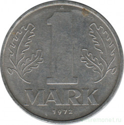 Монета. ГДР. 1 марка 1972 год.