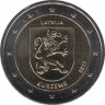 Монета. Латвия. 2 евро 2017 год. Курземе. ав.
