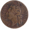 Монета. Франция. 1/2 соля 1784 год.