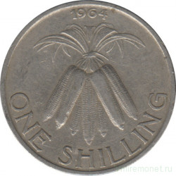 Монета. Малави. 1 шиллинг 1964 год.