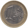 Монета. Греция. 1 евро  2008 год.