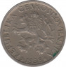 Монета. Чехословакия. 1 крона 1938 год. ав.
