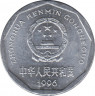 Монета. Китай. 1 цзяо 1996 год. ав.