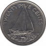 Монета. Багамские острова. 25 центов 1979 год. ав.