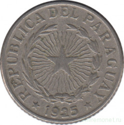 Монета. Парагвай. 1 песо 1925 год.