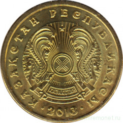 Монета. Казахстан. 1 тенге 2013 год.