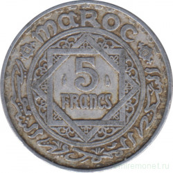 Монета. Марокко. 5 франков 1951 год.