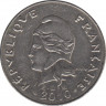 Монета. Новая Каледония. 20 франков 2010 год. ав.