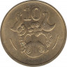 Монета. Кипр. 10 центов 1983 год. рев.