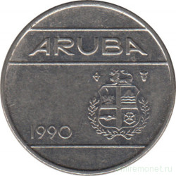 Монета. Аруба. 10 центов 1990 год.