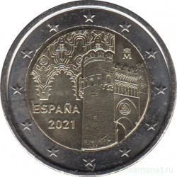 Монета. Испания. 2 евро 2021 год. Наследие ЮНЕСКО - Толедо.