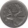 Монета. Канада. 25 центов 1993 год. ав.