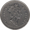 Монета. Канада. 25 центов 1993 год. рев.