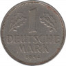 Монета. ФРГ. 1 марка 1954 год. Монетный двор - Штутгарт (F). ав.