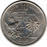 Монета. США. 25 центов 2000 год. Штат № 8 Южная Каролина.