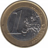 Монета. Монако. 1 евро 2016 год. рев.