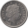 Монета. Гибралтар. 5 пенсов 2000 год.