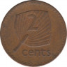 Монета. Фиджи. 2 цента 1973 год. рев.