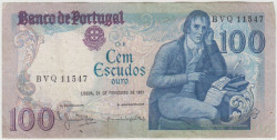 Банкнота. Португалия. 100 эскудо 1981 год. Тип 178b (7).
