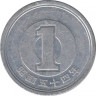 Монета. Япония. 1 йена 1979 год (54-й год эры Сёва). ав.