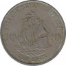 Монета. Восточные Карибские государства. 10 центов 1981 год. ав.