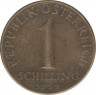 Монета. Австрия. 1 шиллинг 1959 год. рев.