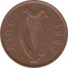 Монета. Ирландия. 2 пенса 1992 год. ав.