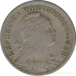 Монета. Португалия. 50 сентаво 1928 год.