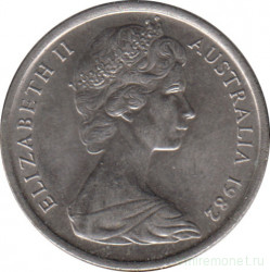 Монета. Австралия. 5 центов 1982 год.