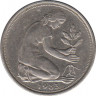 Монета. ФРГ. 50 пфеннигов 1983 год. Монетный двор - Мюнхен (D). ав.