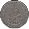 Монета. Восточные Карибские государства. 1 доллар 1998 год. ав.