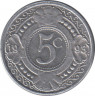 Монета. Нидерландские Антильские острова. 5 центов 1993 год. ав.