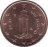 Монета. Сан-Марино. 1 цент 2007 год. ав.