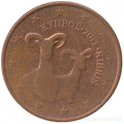 Монета. Кипр. 1 цент 2011 год.