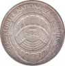 Монета. ФРГ. 5 марок 1973 год. 125 лет со дня открытия Национального Собрания. ав.