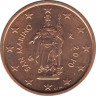 Монета. Сан-Марино. 2 цента 2010 год. ав.