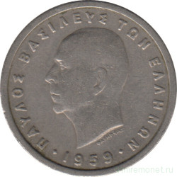 Монета. Греция. 1 драхма 1959 год.