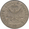 Монета. Гаити. 10 сантимов 1958 год. рев.