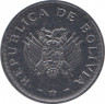 Монета. Боливия. 2 сентаво 1987 год. рев.