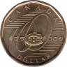 Монета. Канада. 1 доллар 2009 год. 100 лет хоккейному клубу "Монреаль Канадиенс". ав.