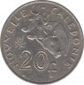 Монета. Новая Каледония. 20 франков 2012 год. рев.
