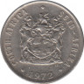 Монета. Южно-Африканская республика (ЮАР). 10 центов 1972 год. ав.