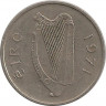 Реверс. Монета. Ирландия. 5 пенсов 1971 год.