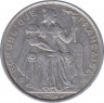 Монета. Французская Полинезия. 5 франков 1984 год. ав.
