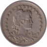 Монета. Бразилия. 200 рейсов 1929 год.