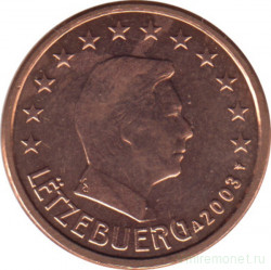 Монета. Люксембург. 1 цент 2003 год.